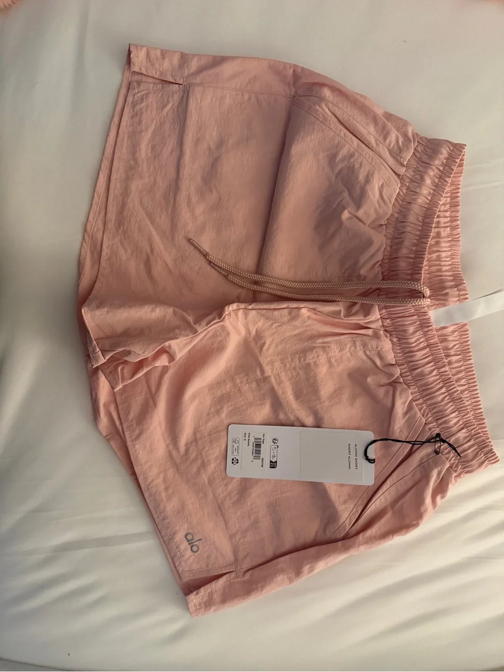 ALO Yoga Alumni Short Pink Quartz NWT